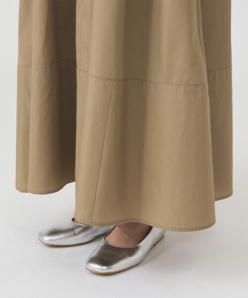 Ray BEAMS（レイビームス）の「ウエスト タック スキッパー ワンピース（ワンピース・レディース・ブラウン系その他5/ブラック・1/0）」の13枚目の写真