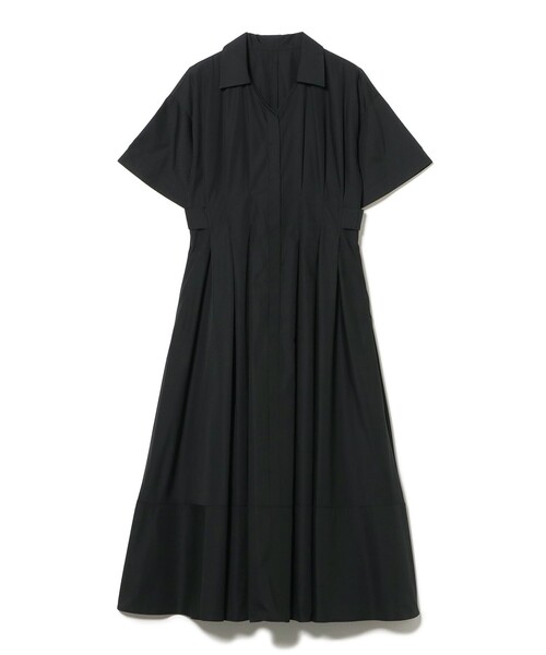 Ray BEAMS（レイビームス）の「ウエスト タック スキッパー ワンピース（ワンピース・レディース・ブラウン系その他5/ブラック・1/0）」の15枚目の写真