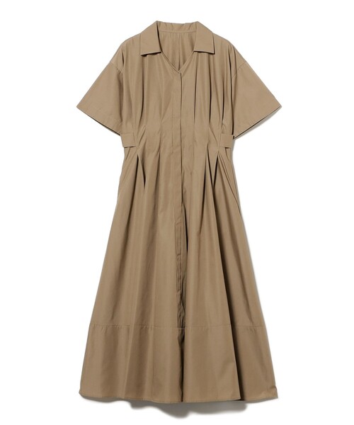 Ray BEAMS（レイビームス）の「ウエスト タック スキッパー ワンピース（ワンピース・レディース・ブラウン系その他5/ブラック・1/0）」の18枚目の写真