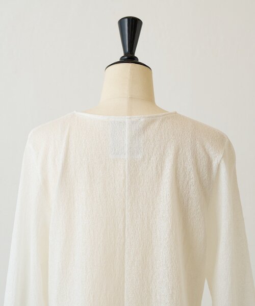 BEARDSLEY（ビアズリー）の「シアーレースチュニック（シャツ/ブラウス・レディース・ブラック/ホワイト・FREE）」の12枚目の写真