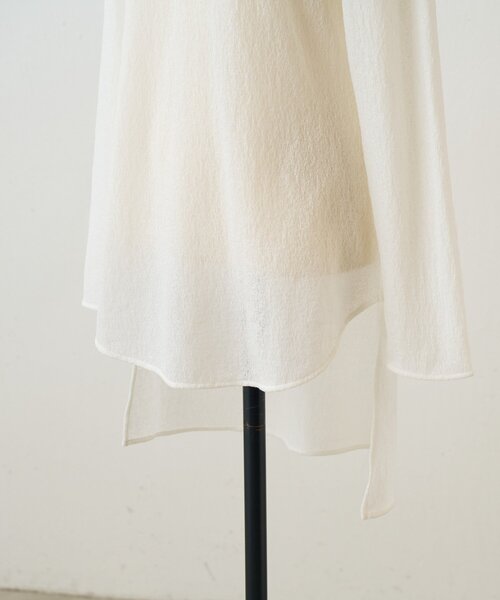 BEARDSLEY（ビアズリー）の「シアーレースチュニック（シャツ/ブラウス・レディース・ブラック/ホワイト・FREE）」の15枚目の写真