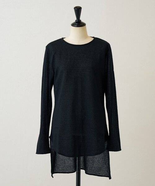 BEARDSLEY（ビアズリー）の「シアーレースチュニック（シャツ/ブラウス・レディース・ブラック/ホワイト・FREE）」の5枚目の写真