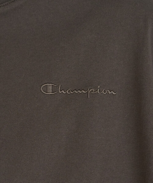 FREAK'S STORE(フリークスストア)の「限定展開 Champion × FREAK'S STORE/チャンピオン 別注 フリル袖 トップス(Tシャツ/カットソー・レディース・グリーン/ライトグレー/ブラック/ブルー/オフホワイト・フリ-)」の19枚目の写真