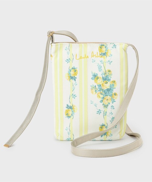LAURA ASHLEY(ローラアシュレイ)の「ロザリーナ ストライプ柄 ミニ ショルダー(ショルダーバッグ・レディース・ピンク系5/ブルー系/イエロー系・00)」の10枚目の写真