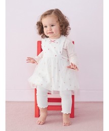 gelato pique | 【BABY】ストロベリー柄チュールお食事エプロン(スタイ/よだれかけ)