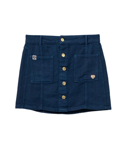 A BATHING APE(アベイシングエイプ)の「LINEN SKIRT(スカート・レディース・ベージュ/ネイビー・SMALL/X-SMALL)」の2枚目の写真