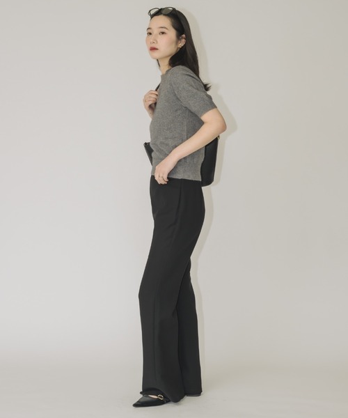 NEUNA(ヌナ)の「【韓国select item】ウールクルーネックハーフスリーブセーター(ニット/セーター・レディース・アイボリー/ベージュ/グレー・FREE)」の10枚目の写真