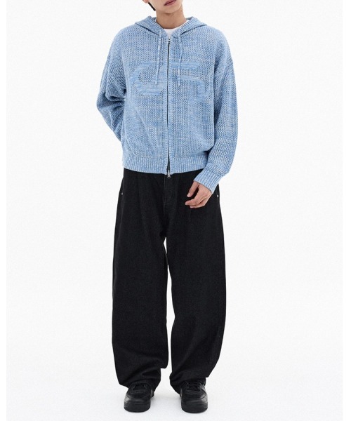 F.ILLUMINATE(フィルミネイト)の「【UNISEX】Filluminate/メッシュニットジップ(パーカー・レディース・ブラック/ブルー/ピンク・SMALL/MEDIUM)」の9枚目の写真