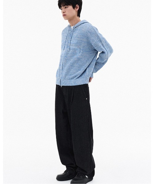 F.ILLUMINATE(フィルミネイト)の「【UNISEX】Filluminate/メッシュニットジップ(パーカー・レディース・ブラック/ブルー/ピンク・SMALL/MEDIUM)」の10枚目の写真