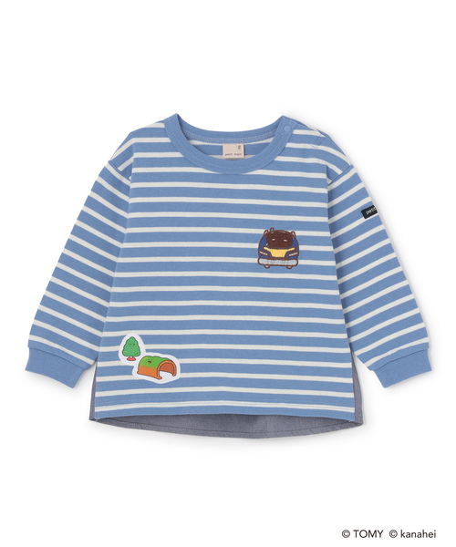 セール】【あつまれ！プラレールズ】ボーダー長T（Tシャツ/カットソー