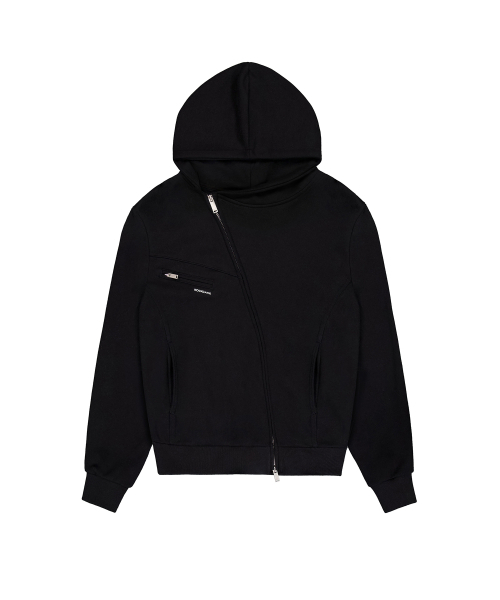 ROCKCAKE（ロックケーキ）の「Asymmetry Zip Up Hoodie - Black（パーカー・レディース・その他・SMALL）」の2枚目の写真