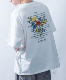 various logo designs T-shirt / デザインパッチ バックプリント刺繍 半袖 Tシャツ ピグメントTシャツ