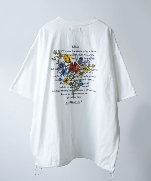 NOIZY（ノイジー）の「various logo designs T-shirt / デザインパッチ バックプリント刺繍 半袖 Tシャツ ピグメントTシャツ（Tシャツ/カットソー・メンズ・ホワイト/ネイビー/ブラック・MEDIUM/LARGE）」の5枚目の写真