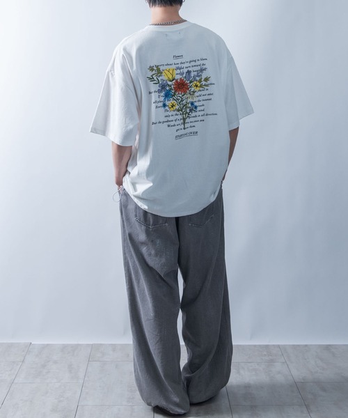 NOIZY（ノイジー）の「various logo designs T-shirt / デザインパッチ バックプリント刺繍 半袖 Tシャツ ピグメントTシャツ（Tシャツ/カットソー・メンズ・ホワイト/ネイビー/ブラック・MEDIUM/LARGE）」の12枚目の写真