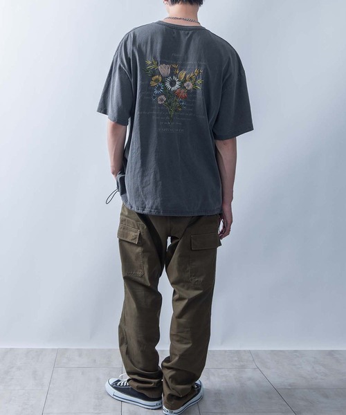 NOIZY（ノイジー）の「various logo designs T-shirt / デザインパッチ バックプリント刺繍 半袖 Tシャツ ピグメントTシャツ（Tシャツ/カットソー・メンズ・ホワイト/ネイビー/ブラック・MEDIUM/LARGE）」の16枚目の写真