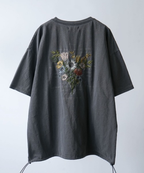 NOIZY（ノイジー）の「various logo designs T-shirt / デザインパッチ バックプリント刺繍 半袖 Tシャツ ピグメントTシャツ（Tシャツ/カットソー・メンズ・ホワイト/ネイビー/ブラック・MEDIUM/LARGE）」の13枚目の写真