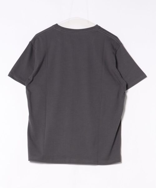 FRUIT OF THE LOOM(フルーツオブザルーム)の「【FRUIT OF THE LOOM×UNDOVE】別注 レトロロゴビックTシャツ (フルーツオブザルーム/FTL/フルーツロゴ/ビンテージロゴ/フルーツTシャツ/フルーツ柄/ゆったりT/配色/有/UVカット/抗菌防臭/吸水速乾/ストレッチ)(Tシャツ/カットソー・レディース・チャコール/ホワイト・SMALL/MEDIUM/LARGE)」の3枚目の写真