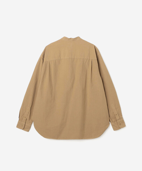 ORCIVAL(オーシバル)の「ORCIVAL | ガーメントダイ バンドカラー長袖シャツ MEN(シャツ/ブラウス・メンズ・ベージュ系その他/オフホワイト/ブラック系その他/ブルー・4/5)」の7枚目の写真