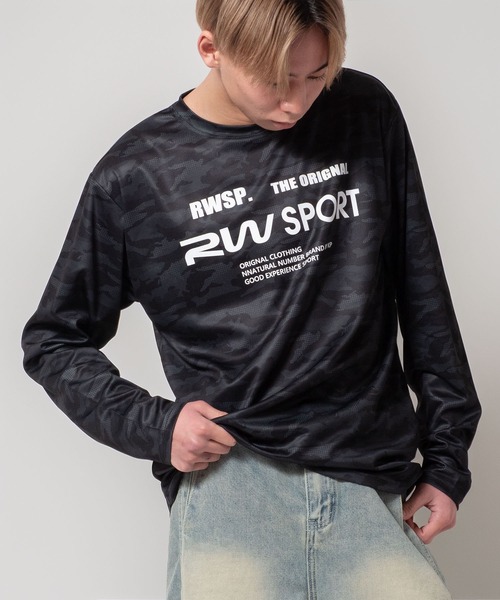 BAYBLO(ベイブロ)の「(SA) ドライ 迷彩 長袖 Tシャツ(Tシャツ/カットソー・メンズ・グリーン/ブラック/ブルー・LL/L/M)」の3枚目の写真