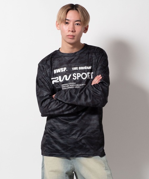 BAYBLO(ベイブロ)の「(SA) ドライ 迷彩 長袖 Tシャツ(Tシャツ/カットソー・メンズ・グリーン/ブラック/ブルー・LL/L/M)」の4枚目の写真