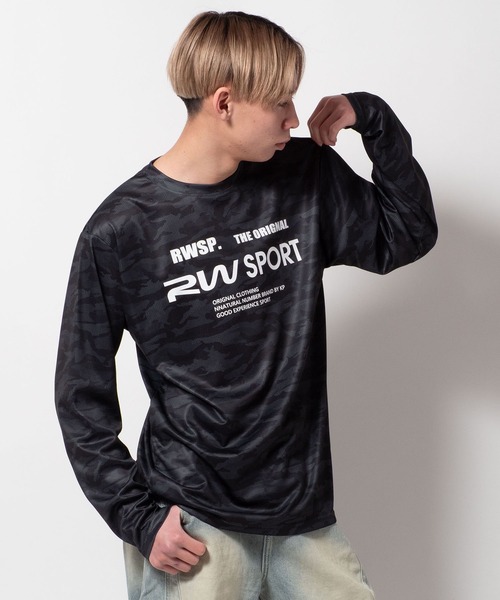 BAYBLO(ベイブロ)の「(SA) ドライ 迷彩 長袖 Tシャツ(Tシャツ/カットソー・メンズ・グリーン/ブラック/ブルー・LL/L/M)」の6枚目の写真