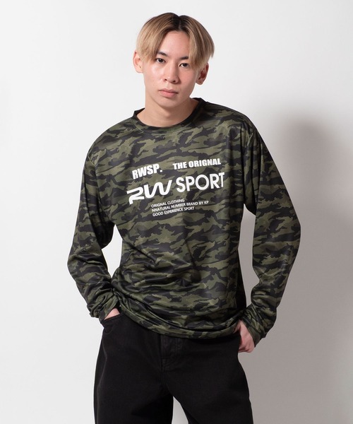 BAYBLO(ベイブロ)の「(SA) ドライ 迷彩 長袖 Tシャツ(Tシャツ/カットソー・メンズ・グリーン/ブラック/ブルー・LL/L/M)」の9枚目の写真