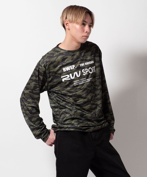 BAYBLO(ベイブロ)の「(SA) ドライ 迷彩 長袖 Tシャツ(Tシャツ/カットソー・メンズ・グリーン/ブラック/ブルー・LL/L/M)」の11枚目の写真