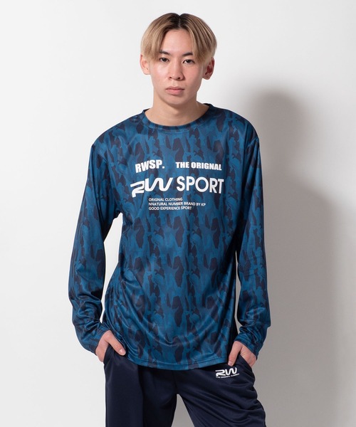 BAYBLO(ベイブロ)の「(SA) ドライ 迷彩 長袖 Tシャツ(Tシャツ/カットソー・メンズ・グリーン/ブラック/ブルー・LL/L/M)」の14枚目の写真