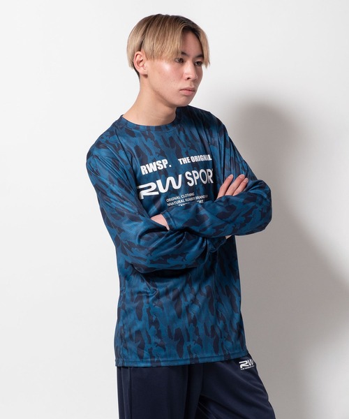 BAYBLO(ベイブロ)の「(SA) ドライ 迷彩 長袖 Tシャツ(Tシャツ/カットソー・メンズ・グリーン/ブラック/ブルー・LL/L/M)」の15枚目の写真