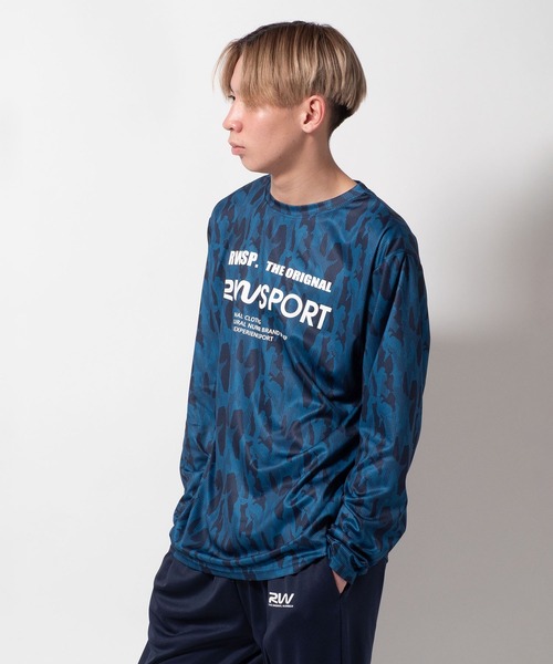 BAYBLO(ベイブロ)の「(SA) ドライ 迷彩 長袖 Tシャツ(Tシャツ/カットソー・メンズ・グリーン/ブラック/ブルー・LL/L/M)」の16枚目の写真