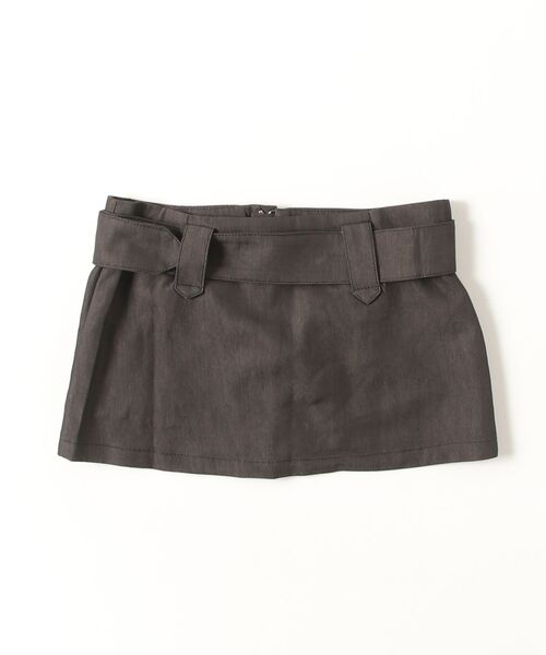 tinkerend(ティンカーエンド)の「Cargo Mini Skirt Pants / カーゴミニスカートパンツ(スカート・レディース・ブラック・FREE)」の19枚目の写真