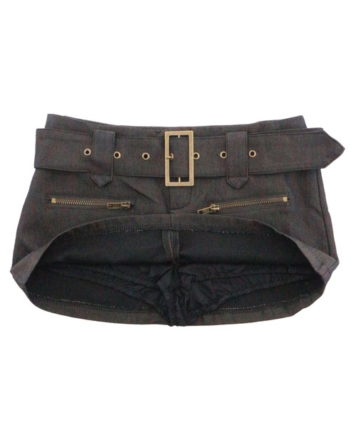 tinkerend(ティンカーエンド)の「Cargo Mini Skirt Pants / カーゴミニスカートパンツ(スカート・レディース・ブラック・FREE)」の20枚目の写真