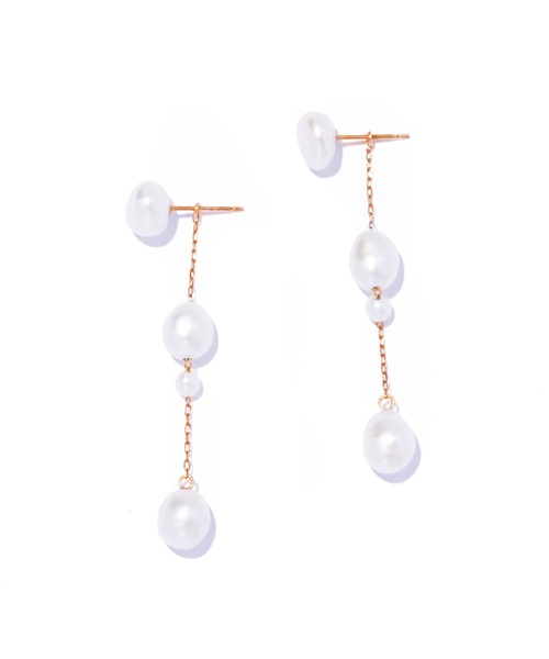 les bonbon】flotter pearl pierce/フロテ パール ピアス 両耳（ピアス
