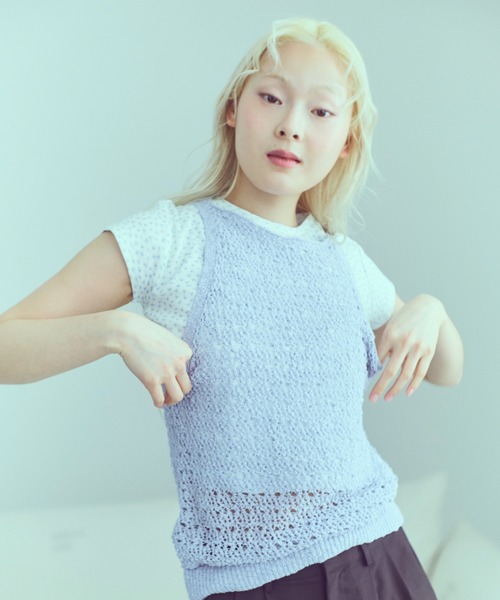 EN NEUME（エンノイム）の「【Set Up】Petit Flower Tee（Tシャツ/カットソー・レディース・オートミール/オフホワイト/杢グレー・FREE）」の15枚目の写真