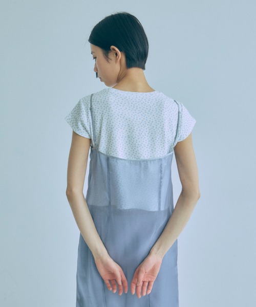 EN NEUME（エンノイム）の「【Set Up】Petit Flower Tee（Tシャツ/カットソー・レディース・オートミール/オフホワイト/杢グレー・FREE）」の18枚目の写真