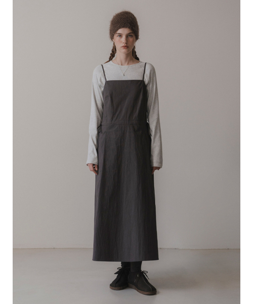 THEMITTEN(ザ・ミトン)の「Pino strap one-piece (bark)(ワンピース・レディース・その他・FREE)」の1枚目の写真