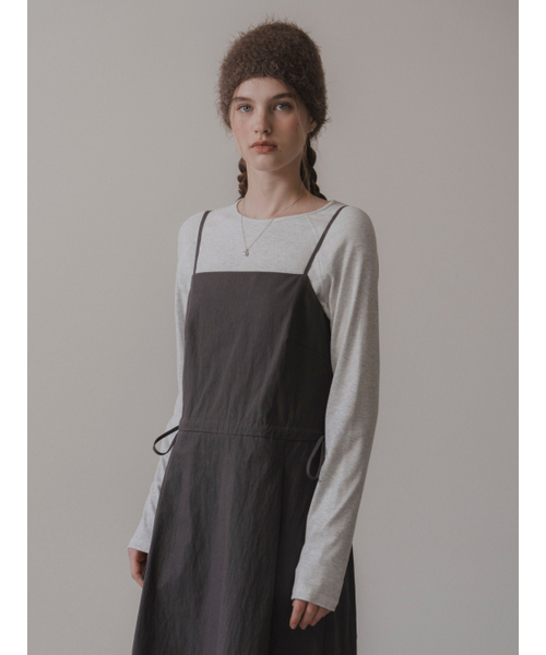 THEMITTEN(ザ・ミトン)の「Pino strap one-piece (bark)(ワンピース・レディース・その他・FREE)」の2枚目の写真