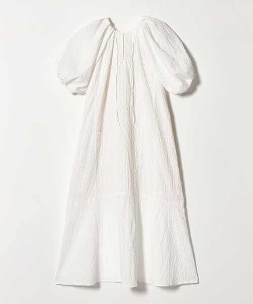 EMMEL REFINES（エメルリファインズ）の「＜EMMEL REFINES＞EM  パフスリーブ キリカエ ワンピース（ワンピース・レディース・オフホワイト/ブラック・M/S）」の8枚目の写真