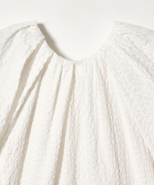 EMMEL REFINES（エメルリファインズ）の「＜EMMEL REFINES＞EM  パフスリーブ キリカエ ワンピース（ワンピース・レディース・オフホワイト/ブラック・M/S）」の9枚目の写真