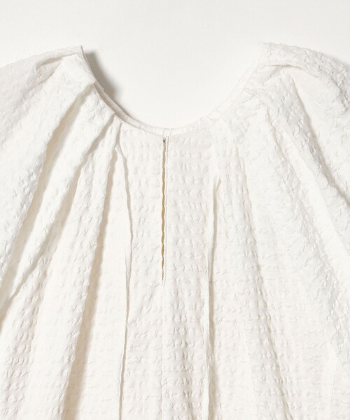 EMMEL REFINES（エメルリファインズ）の「＜EMMEL REFINES＞EM  パフスリーブ キリカエ ワンピース（ワンピース・レディース・オフホワイト/ブラック・M/S）」の12枚目の写真