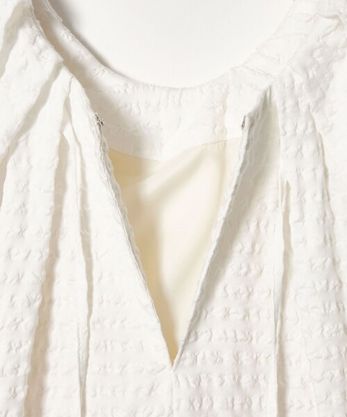 EMMEL REFINES（エメルリファインズ）の「＜EMMEL REFINES＞EM  パフスリーブ キリカエ ワンピース（ワンピース・レディース・オフホワイト/ブラック・M/S）」の13枚目の写真