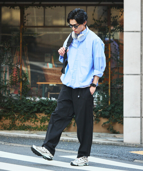 FREAK'S STORE（フリークスストア）の「限定展開 AiRide/エアライド ワイドシルエット ポケッタブル クライミングパンツ/吸水速乾/UVカット（その他パンツ・メンズ・チャコールグレー/ブラック/ネイビー/ベージュ/ブラウン・SMALL/LARGE/MEDIUM）」の6枚目の写真