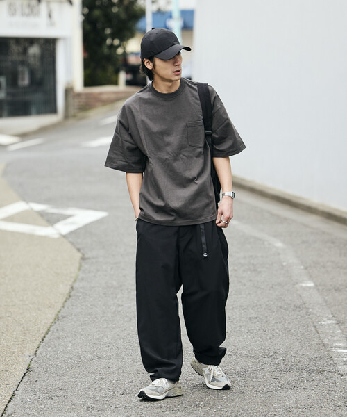 FREAK'S STORE（フリークスストア）の「限定展開 AiRide/エアライド ワイドシルエット ポケッタブル クライミングパンツ/吸水速乾/UVカット（その他パンツ・メンズ・チャコールグレー/ブラック/ネイビー/ベージュ/ブラウン・SMALL/LARGE/MEDIUM）」の15枚目の写真