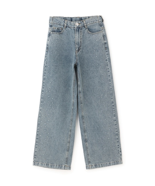 LOVETOXIC（ラブトキシック）の「オシャ映えストーンデニムパンツ（デニムパンツ・キッズ・ライトグレー/ライトブルー/グレー/ブルー・S:140cm/M:150cm/130cm/L:160cm）」の17枚目の写真