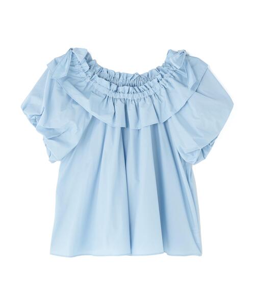 NATURAL BEAUTY BASIC（ナチュラルビューティーベーシック）の「【Oggi.jp掲載】◇ショルダーリボンブラウス（シャツ/ブラウス・レディース・オレンジ/ブラック/オフホワイト/ブルー・FREE）」の16枚目の写真