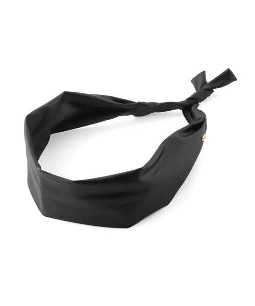 ANEMONE（アネモネ）の「レザー調ターバン（ヘアバンド・レディース・ブラウン/ブラック/ワイン・FREE）」の6枚目の写真