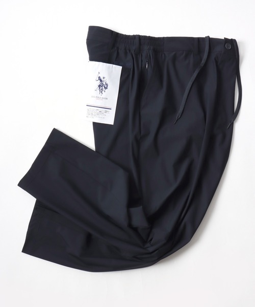 U.S. POLO ASSN.(ユーエスポロアッスン)の「U.S. POLO ASSN./ユーエスポロアッスン 接触冷感 UVカット ストレッチ ナイロン スラックス/イージーパンツ/レディース メンズ(その他パンツ・メンズ・ブラック/ネイビー・LL/L/M)」の12枚目の写真