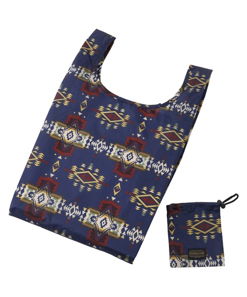 PENDLETON(ペンドルトン)の「PENDLETON/ペンドルトン ショッパー W/ポーチ(トートバッグ・レディース・ブラック/ライトグリーン/ネイビー/グレー/ベージュ・FREE)」の5枚目の写真