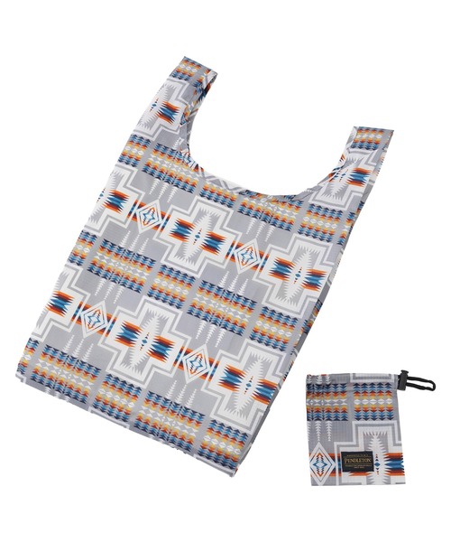 PENDLETON(ペンドルトン)の「PENDLETON/ペンドルトン ショッパー W/ポーチ(トートバッグ・レディース・ブラック/ライトグリーン/ネイビー/グレー/ベージュ・FREE)」の1枚目の写真