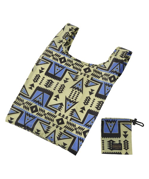 PENDLETON(ペンドルトン)の「PENDLETON/ペンドルトン ショッパー W/ポーチ(トートバッグ・レディース・ブラック/ライトグリーン/ネイビー/グレー/ベージュ・FREE)」の4枚目の写真